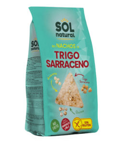 Nachos de trigo sarraceno y quinoa (80 g) Sol Natural