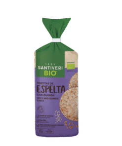 Tortitas de espelta con quinoa (100 g) Santiveri