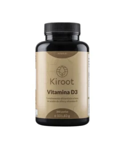Vitamina D3 4000 UI (360 perlas) Kiroot