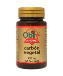 Carbón vegetal 300 mg (60 cápsulas) Obire