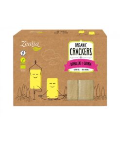 Crackers de trigo sarraceno y quinoa (120 g) Zealia