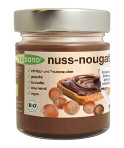 Crema de chocolate y avellanas vegana bio (200 g) Frusano