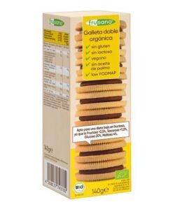 Galletas sin gluten doble rellena de chocolate (140 g) Frusano