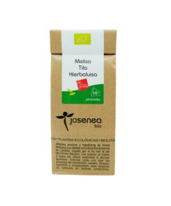 Infusión Melisa-Tila-Hierbaluisa bio (10 pirámides) Josenea