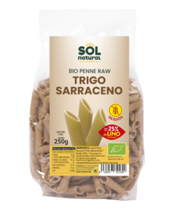 Macarrones de trigo sarraceno y lino (250 g) Sol Natural