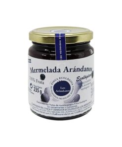 Mermelada de arándanos bio 100% fruta (235 g) Los Arándanos