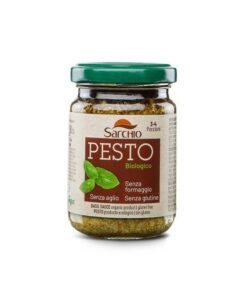 Pesto bio sin ajo (130 g) Sarchio