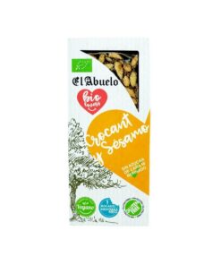 Turrón crocant y sésamo (200 g) El Abuelo Biolovers