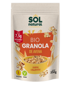 Granola de avena sin gluten (350 g) Sol Natural